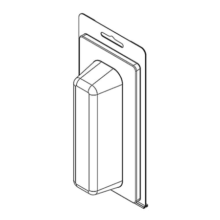 Visipak Thermoform-CLAMSHELL-#212-7.437-3.625-5.063-1.156-1.375-0.020-CLEAR, 500PK 212TF